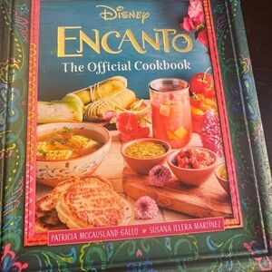 Disney Encanto Cookbook with Vibrant Green and Red Cover